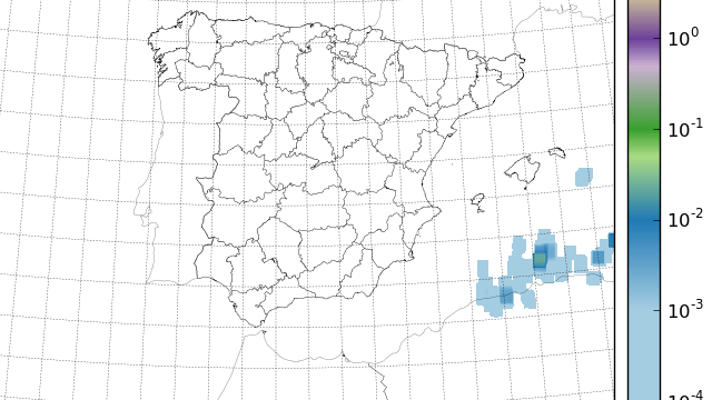 Rayos estimados